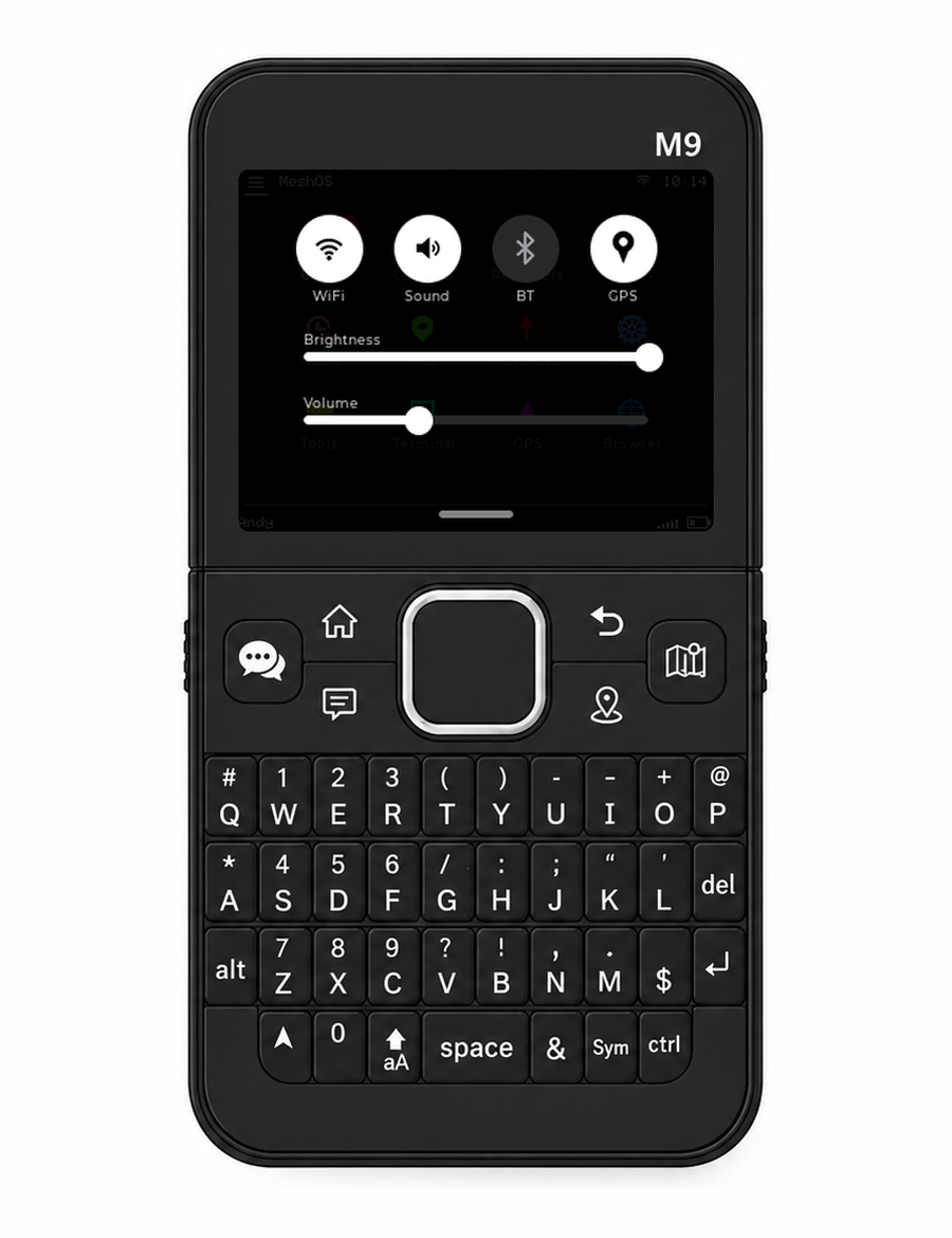 Control Centre on the ThinkNode M9