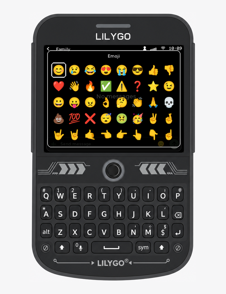 New emoji picker on the T-Deck