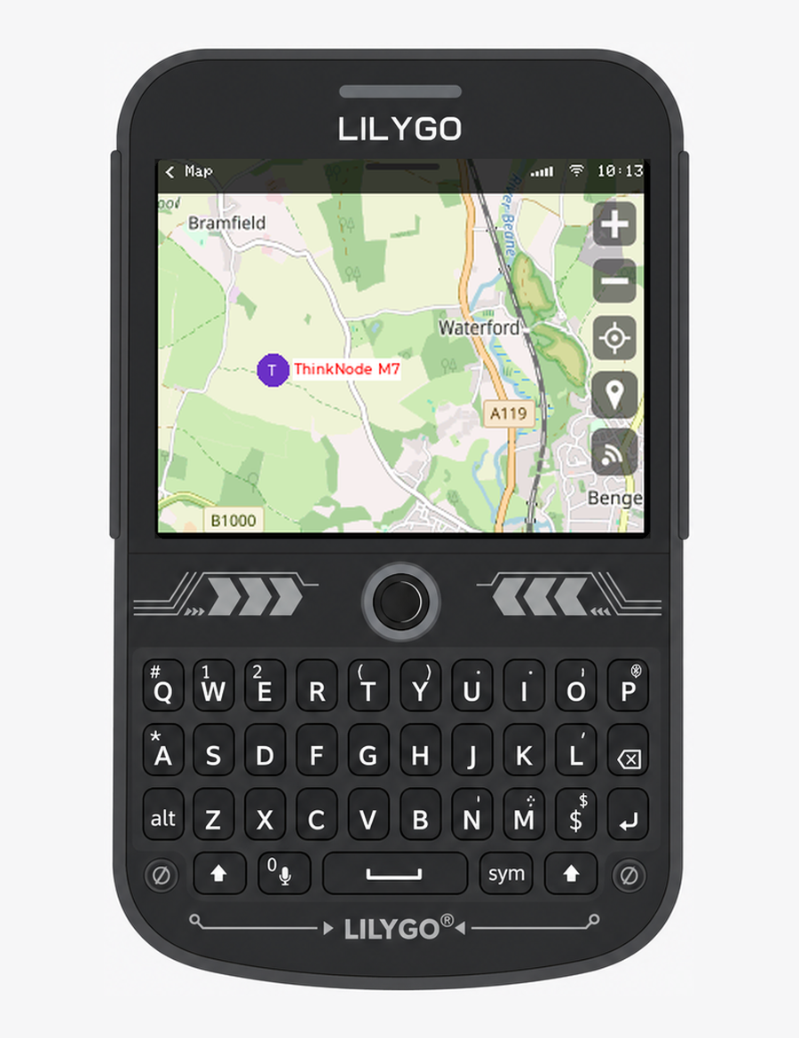 Live map tiles on the T-Deck
