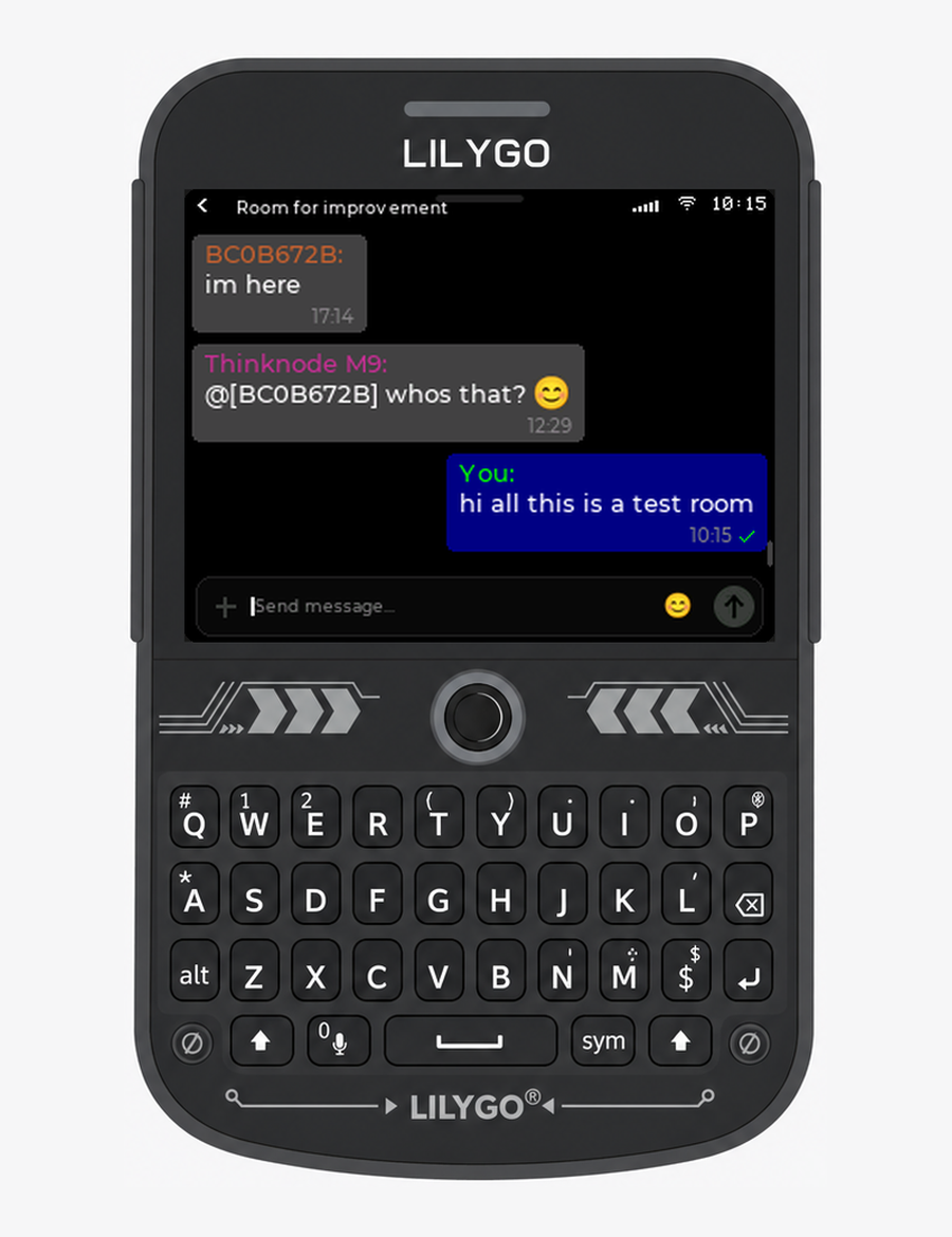 Room server chat on the T-Deck